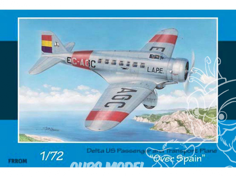 Frrom maquettes avions 0033 Delta Over Spain 1/72
