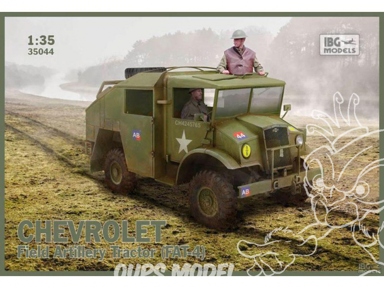 IBG maquette militaire 35044 Tracteur d'artillerie de campagne Chevrolet Fat-4 1/35