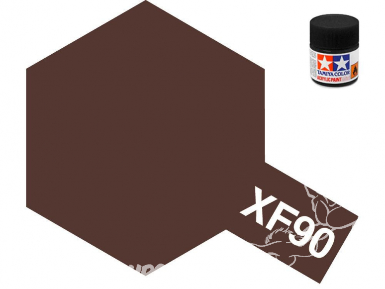 peinture maquette tamiya xf90 MARRON ROUGE 2