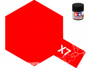 peinture maquette tamiya x07 rouge brillant