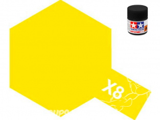 peinture maquette tamiya x08 jaune brillant