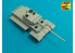 Aber 35L252 Fut de Canon 7,5cm/5,5cm Pak 41 L/57 pour Pz.Kpfw. VI Ausf. C (VK36.01) 1/35