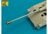 Aber 35L247 Fut de Canon 8,8cm Kw.K 43/3 L/71 (one part) pour Tiger B Porsche turret-early 1/35