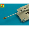 Aber 35L247 Fut de Canon 8,8cm Kw.K 43/3 L/71 (one part) pour Tiger B Porsche turret-early 1/35