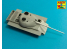 Aber 35L255 Fut de Canon Israelien 105 mm M-68 tank barrel for TIRAN 4 Sh 1/35