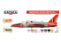 Hataka Hobby peinture acrylique Red Line AS70 Set Modern Royal Air Force Vol.3 8 x 17ml