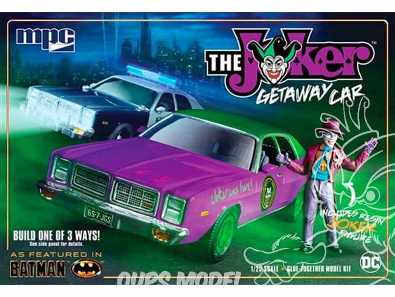 MPC maquette voiture 890 The Joker Getaway car 1/25