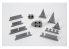 Cmk kit d&#039;amelioration N72010 Portes de museau de torpille ouvertes U-Boot IX ouvertes kit revell 1/72