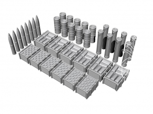 Cmk kit d'amelioration N72028 U-Boot VII-IX Munitions et fournitures alimentaires kit revell 1/72