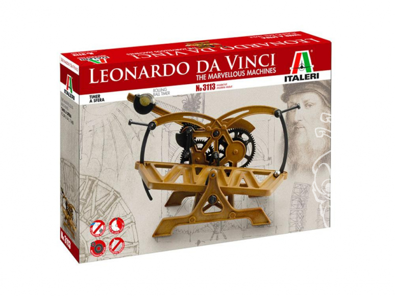 Italeri Maquette serie Leonardo da Vinci 3113 Chronomètre à Bille Léonard de Vinci