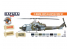 Hataka Hobby peinture laque Orange Line CS14 Set US Marine Corps Helicopters 8 x 17ml
