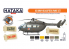 Hataka Hobby peinture laque Orange Line CS19 Set US Army Helicopteres 6 x 17ml