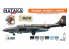 Hataka Hobby peinture laque Orange Line CS46 Set Polish Navy - Air Force TS-11 6 x 17ml