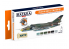 Hataka Hobby peinture laque Orange Line CS47 Set Polish Air Force Sukhoi SU-22M4 6 x 17ml