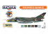 Hataka Hobby peinture laque Orange Line CS47 Set Polish Air Force Sukhoi SU-22M4 6 x 17ml