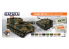 Hataka Hobby peinture laque Orange Line CS51 Set US Army (MERDC Camouflage) 8 x 17ml