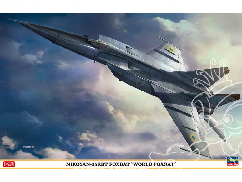 Hasegawa maquette avion 07471 Mig 25 RBT Fox Bat "World Fox Bat" 1/48