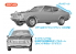 Hasegawa maquette voiture 21128 Mitsubishi Colt GALANT GTO-MR 1/24