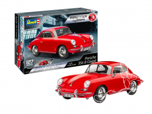 Revell maquette voiture 07679 Porsche 356 Coupé Easy clic system 1/16