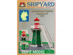 Shipyard MK:023 Phare de Brunthauser Spitze Allemagne HO 1/87