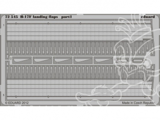 Eduard photodecoupe avion 72545 Volets Atterrissage B17F 1/72