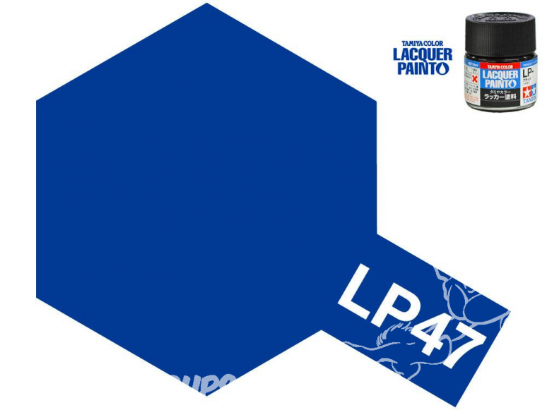 Peinture laque couleur Tamiya LP-47 PERLE BLEUE 10ml