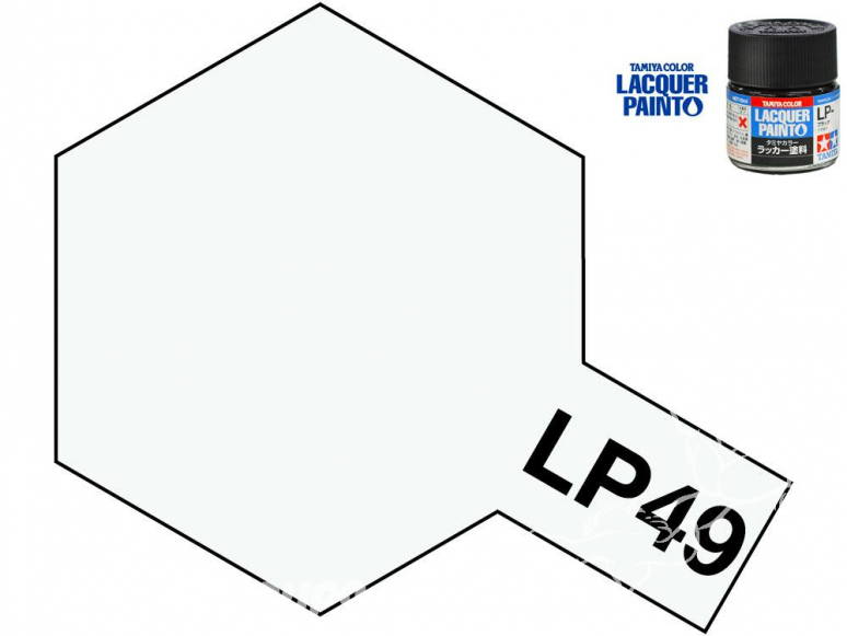 Peinture laque couleur Tamiya LP-49 VERNIS PERLE 10ml