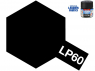 Peinture laque couleur Tamiya LP-60 NOIR OTAN 10ml