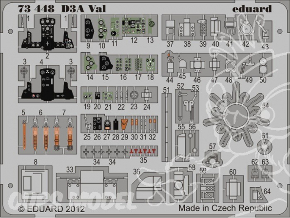 Eduard photodecoupe avion 73448 D3A Val 1/72