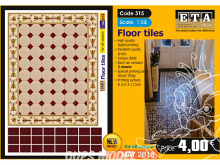 ETA diorama 315 Carrelage de sol 1/35