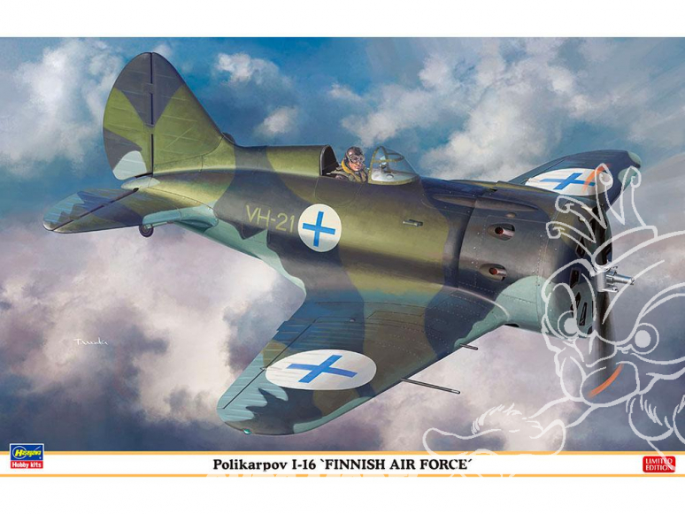 Hasegawa maquette avion 08254 Polikarpov I-16 "Armée de l'air finlandaise" 1/32