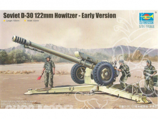 Trumpeter maquette militaire 02328 CANON HOWITZER SOVIETIQUE D30 122MM (début de production) 1/35