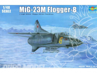 Trumpeter maquette avion 02853 MIG-23M Flogger-B 1/48