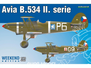 EDUARD maquette avion 7448 Avia B.534 II. Série WeekEnd Edition 1/72