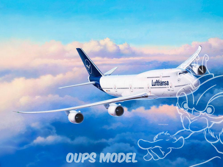 Revell maquette avion 03891 Boeing 747-8 Lufthansa New Livery 1/144