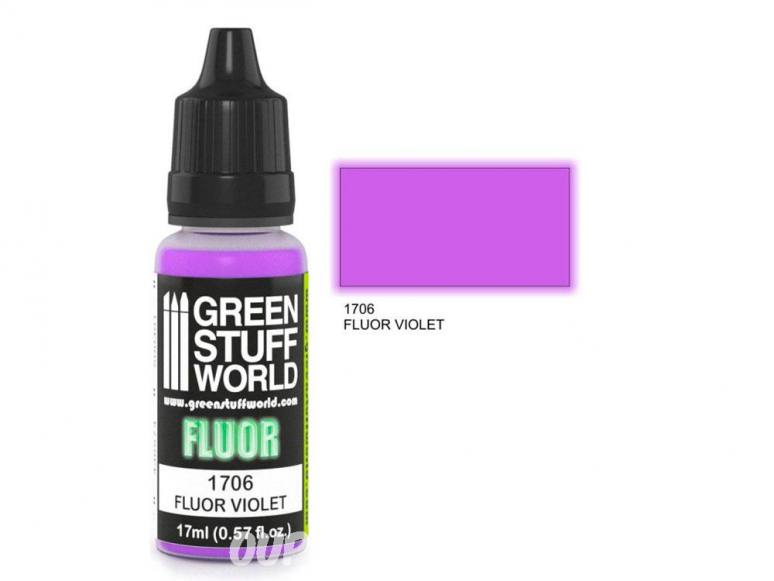 Green Stuff 500653 Peinture Fluor VIOLET 17ml