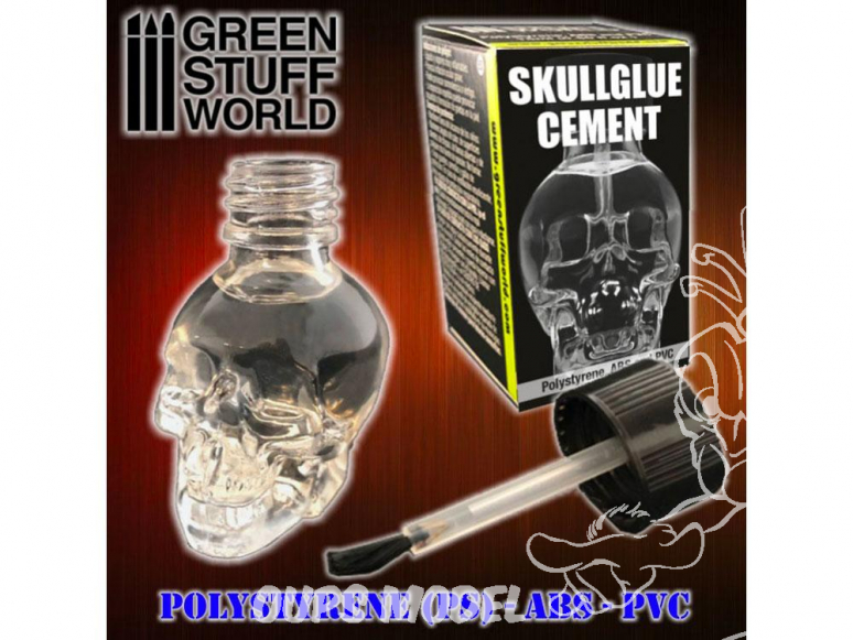 Green Stuff 500462 SkullGlue Colle pour plastiques