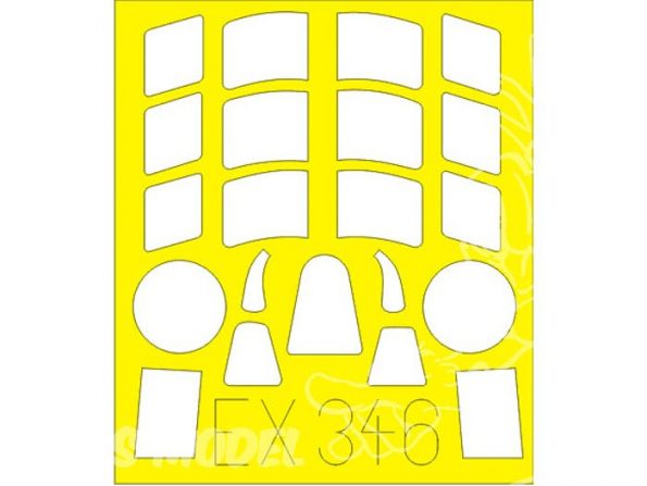 Eduard Express Mask EX346 Hurricane Mk.I 1/48