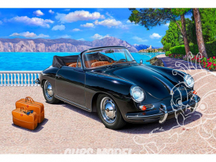 Revell Easy Click Maquette Porsche 356 Coupé 1/16 - 127 Pièces Sans Colle