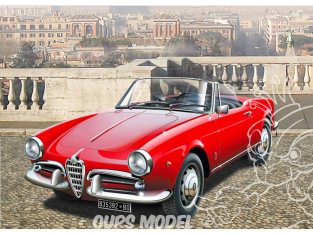 Italeri maquette voiture 3653 ALFA ROMEO GIULIETTA SPIDER 1300 1/24