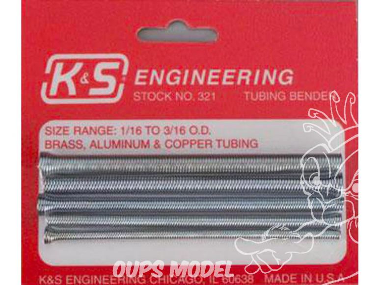 K&S 321 Ressorts Cintreurs de tubes