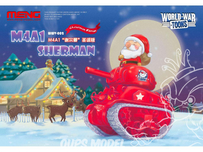 Meng maquette militaire WWV-002 Préparez-vous pour votre cadeau de Noël le pere Noël arrive SERIE WORLD WAR TOON