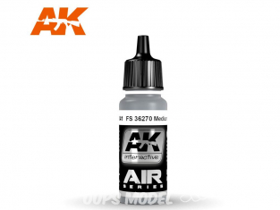 Ak interactive peinture acrylique Air AK2141 Gris moyen FS36270 17ml