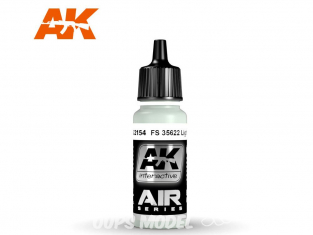 Ak interactive peinture acrylique Air AK2154 Bleu clair FS35622 17ml