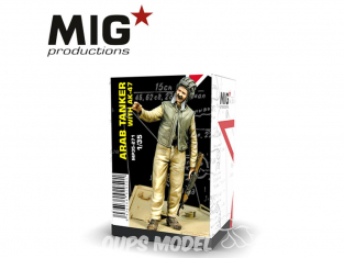 MIG Productions by AK MP35-271 Tankiste arabe avec AK-47 1/35