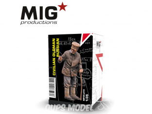 MIG Productions by AK MP35-273 Vieillard Russe civil 1/35