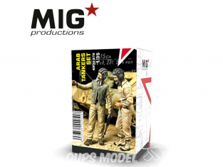 MIG Productions by AK MP35-278 Set de Tankistes arabes 1/35