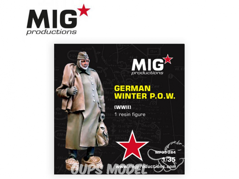 MIG Productions by AK MP35-284 Prisonnier de Guerre Allemand en tenue Hiver 1/35
