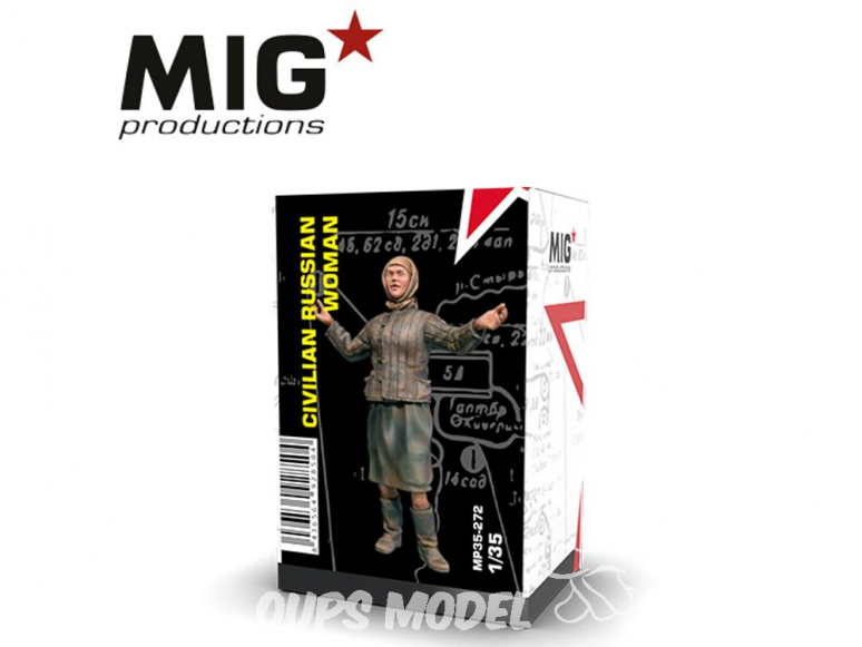 MIG Productions by AK MP35-272 Femme Russe civile 1/35