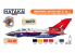 Hataka Hobby peinture laque Orange Line CS85 Modern Royal Air Force paint set vol. 4 6 x 17ml